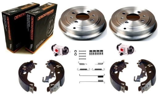 Барабаны челюсти цилиндра FIAT Punto II без ABS 1.2