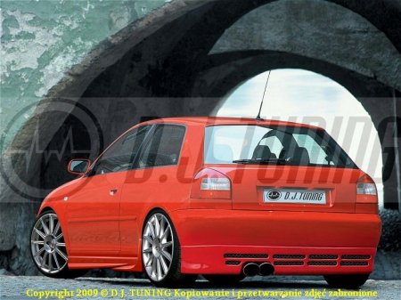 AUDI A3 8L *СПІДНИЦЯ ЗАДНЬОГО БАМПЕРА*DJ-TUNING