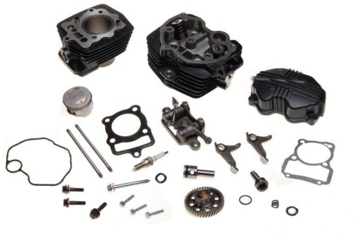 6732435ujn - Цилиндр + головка SHINERAY 125CM3 MOTOR ATV C058