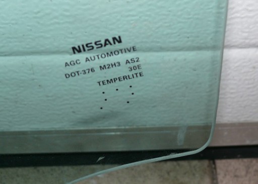 window door left rear part NISSAN SENTRA B16 sedan