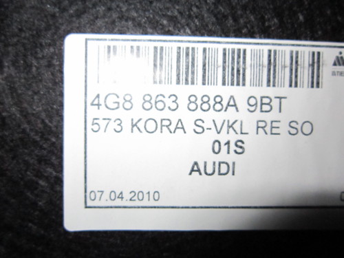 verkleidung Kofferraum Audi A-7 A7 4G8