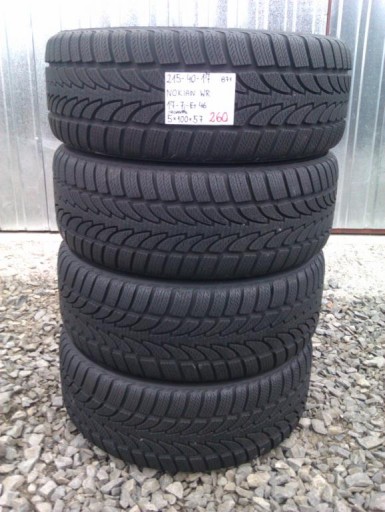 Opony Zimowe 215 40 17 87v Nokian Wr Jak Nowe Lubin Allegro Pl