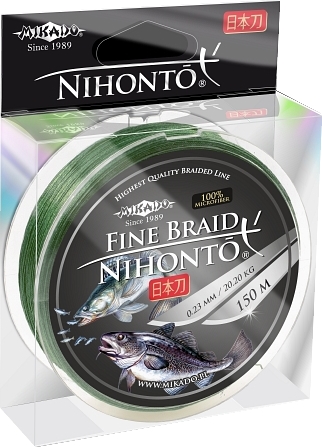 Коса Mikado NIHONTO FINE BRAID 0,16 мм х 150 м