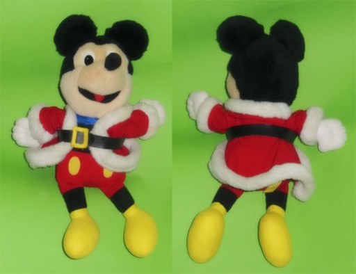 MICKEY MOUSE v kostýme Mikuláša -43cm