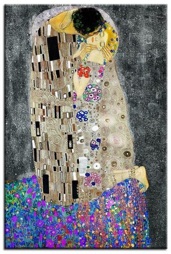 Obraz Gustav Klimt Pocalunek Reprodukcja Plotno 7263284731 Allegro Pl