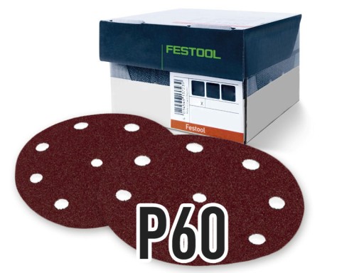 Абразивні диски FESTOOL RUBIN 2 125mm P60 499094