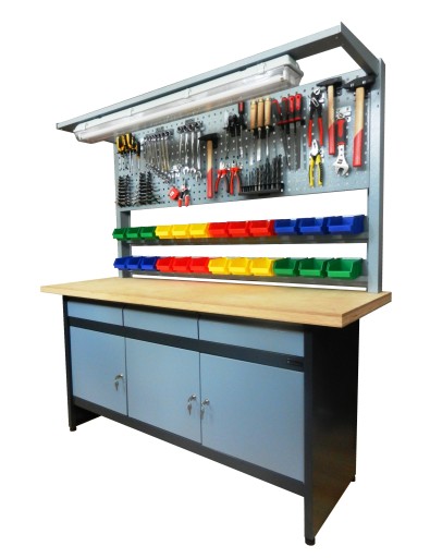 Инструментальный стол + надставка подвески столешница 40 мм