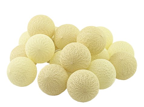 Kremowe Cotton Ball Balls Swiecace Kule Led 10 Kul 7186618305 Allegro Pl