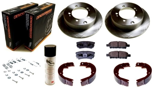 Диски колодки щелепи MITSUBISHI OUTLANDER і ззаду