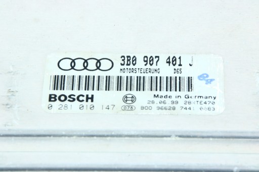 VW PASSAT B5 computer control unit of the engine 3B0907401J
