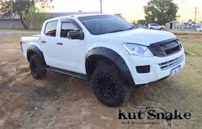 KS-DMAX-CS - Підкрилки Kut Snake 65mm Isuzu D-max