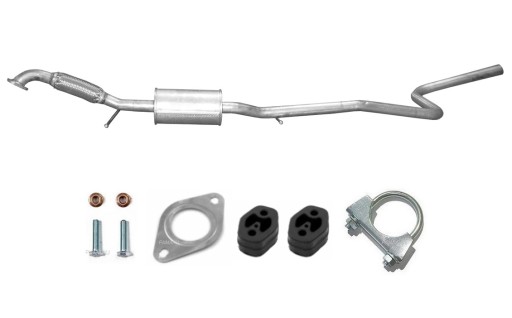 08.674 - FORD FUSION 1.6 (з 2002 р.) середній глушник