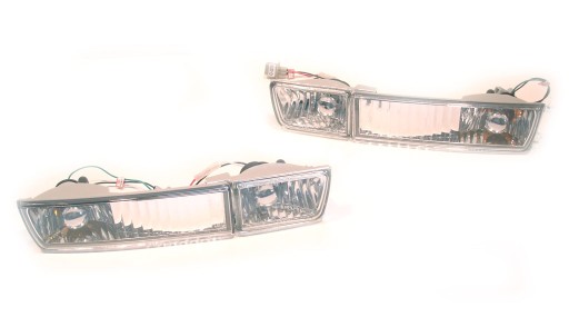 953829AE - VW Golf III Vento галогенные бленды мигалка хром новый