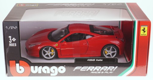 Ferrari 458 Italia Model Metalowy Bburago 1 24 New 7267698267 Allegro Pl