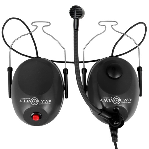 Навушники для шолома Navcomm NC-100HBZ з гелевими вставками