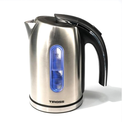 RÝCHLOVARNÁ KANVICA TIROSS 1.7L 2200W INOX LED