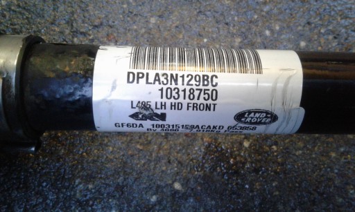 semi-axis left front RANGE ROVER SPORT DPLA3N129BC