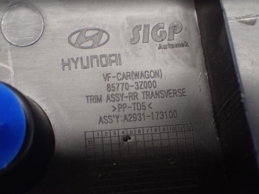 Blende Abdeckung Kofferraum HYUNDAI I40