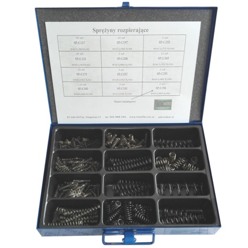 ПРУЖИНА РОЗШИРЕННЯ - НАБІР 394 шт