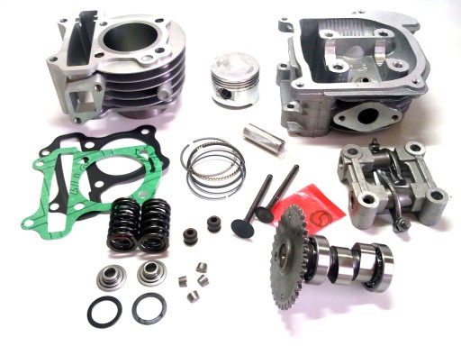 ZD0023 - КОМПЛЕКТ ТЮНІНГ ЦИЛІНДР ГОЛОВКА ВАЛ 80 4Т GY6