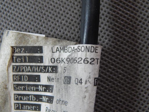 VW SCIROCCO SONDA LAMBDA 06K906262T