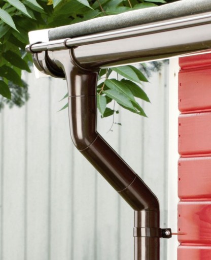 Желоба Marley PIPE 53 1mb Коричневый