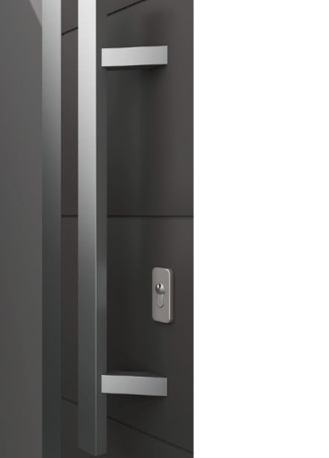 Ручкаручка дверная ручка inox pr20x40 1000x1200 монтаж под углом 45 ...