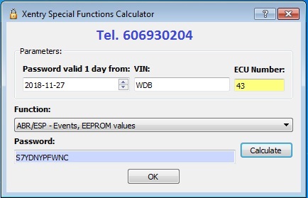 Star Diagnosis Xentry Calculator 2018