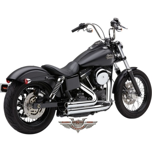 6708 - HARLEY DYNA LOW RIDER WIDE GLIDE ВИХЛОПНІ ТРУБИ COBRA 12+