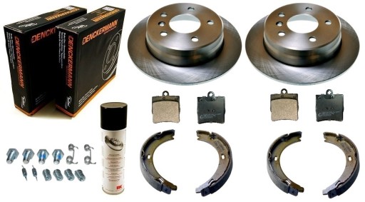 Диски колодки MERCEDES W203 W210 C209 задний 290мм