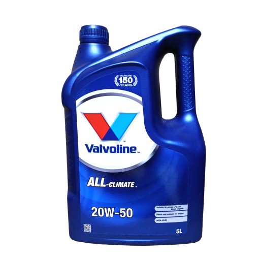 Масло VALVOLINE All-Climate 20W-50 5L ACEA A3 / B3