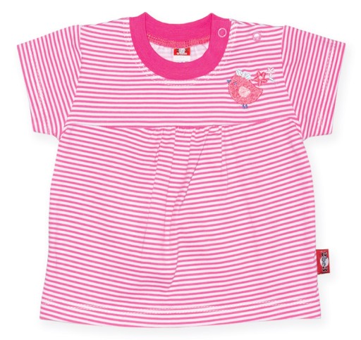 Blúzka Tričko T-shirt PINK 9-12 mes 80 cm