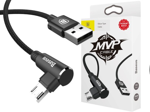 Baseus Mvp Elbow Kabel Micro Usb Kątowy 2m 15a