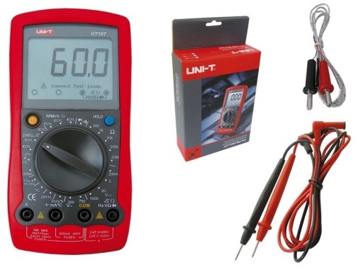 Автомобільний вимірювач UNI-T UT107 rpm тестування