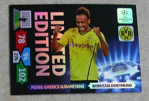 Zdjęcie oferty: Karta Limited Champions League 2013/14 AUBAMEYANG