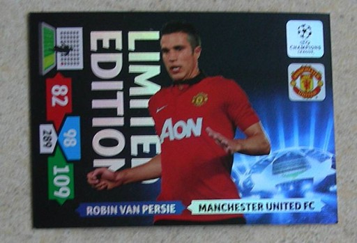 Zdjęcie oferty: Karta Limited Champions League 2013/14 VAN PERSIE