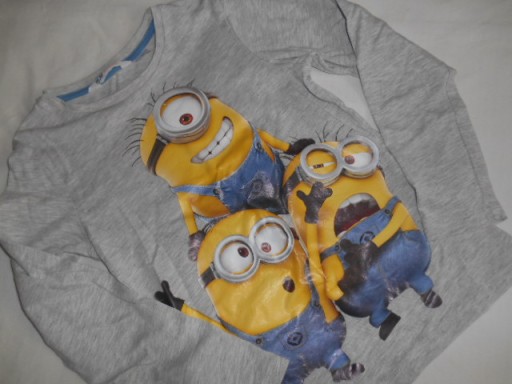 Zdjęcie oferty: H&M MINIONKI EXTRA BLUZKA SYNEK 122/128