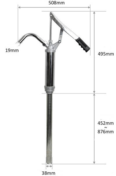 MANUAL PUMP TLOKOWA DZWIGNIOWA ON BECZKE FOR OILS photo 5 - milautoparts-fr.ukrlive.com