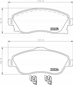 SABOTS DE FREIN DISQUES TEXTAR AVANT OPEL CORSA C 240MM photo 2 - milautoparts-fr.ukrlive.com