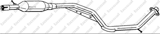 SILENCER CENTRAL MAZDA 5 1.8 2.0 16V 05-07 BOSAL photo 1 - milautoparts-fr.ukrlive.com