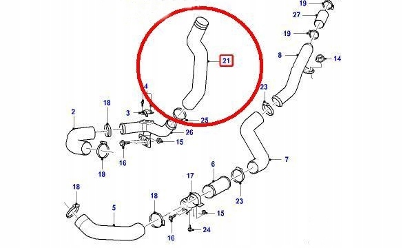 TUYAU FORD MONDEO 2S7Q6N696AA 2S7Q 6N696 AA 2.0 2.2 photo 2 - milautoparts-fr.ukrlive.com