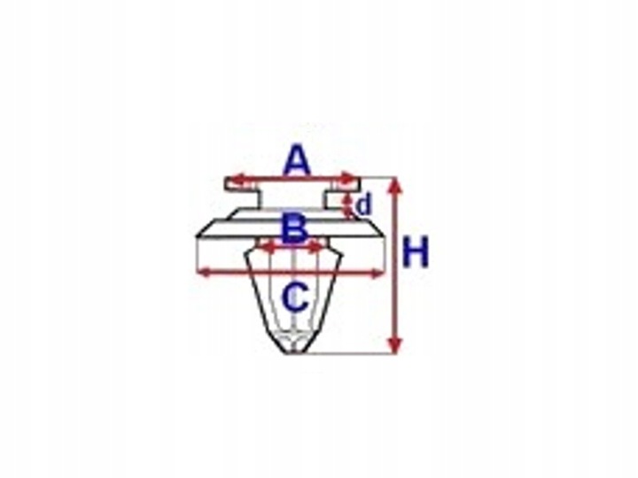 ROMIX CLAMP TAPICERSKA ROM C70539 photo 2 - milautoparts-fr.ukrlive.com