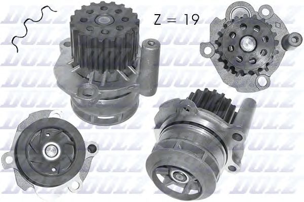 PUMP WATER AUDI A3 A4 B6 B7 GOLF IV V 1.9 2.0 TDI photo 2 - milautoparts-fr.ukrlive.com