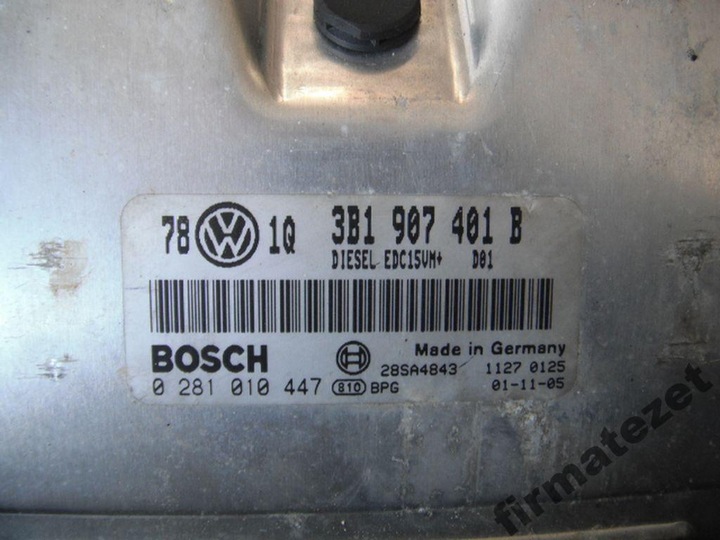 VW PASSAT B5 RÉFECTION ORDINATEUR 3B1907401B 0281010447 photo 6 - milautoparts-fr.ukrlive.com