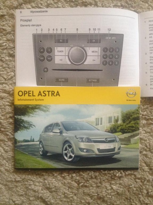 OPEL ASTRA III MANUAL SERVICE RADIO CD30 RADIO photo 1 - milautoparts-fr.ukrlive.com