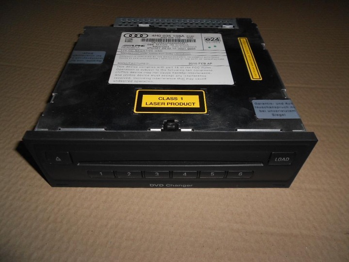 AUDI A6 A8 CHANGER DISCS DVD CHANGER 4H0035108A photo 1 - milautoparts-fr.ukrlive.com