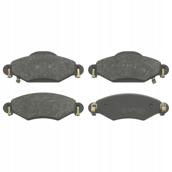 PADS BRAKE FRONT FOR TOYOTA YARIS 1.0 1.3 1.4 photo 2 - milautoparts-fr.ukrlive.com