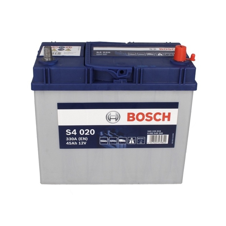 ACCUMULATEUR BOSCH S4 45AH 330A JAPAN D'AUTO WSCHODNIE photo 1 - milautoparts-fr.ukrlive.com