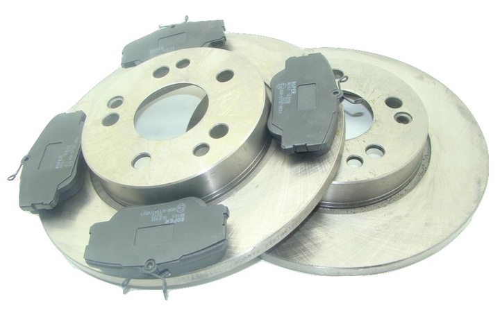 DISCS 2 PCS. + PADS FRONT MERCEDES W124 85-95 284X12 photo 1 - milautoparts-fr.ukrlive.com