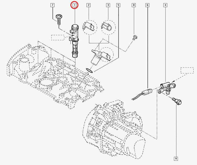 BERU COIL IGNITION 1.4 16V 1.6 16V 2.0 16V 8200568671 RENAULT ORIGINAL photo 4 - milautoparts-fr.ukrlive.com